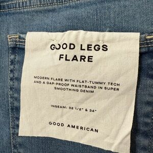 Good American Blue Boot Cut Jeans